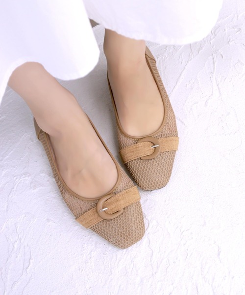 masyugirl(マシュガール)の「【4E幅広・大きいサイズ】2.5cmヒール メッシュパンプス(パンプス・レディース・ブラック/アイボリー/ブラウン・23.5cm/24.0cm/24.5cm/25.0cm/25.5cm/26.0cm/26.5cm)」の16枚目の写真