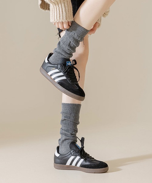 Fun & Daily(ファンアンドデイリー)の「F&D : バルーンルーズソックス(ソックス/靴下・レディース・ベージュ/ホワイト/ブラウン/チャコールグレー/ブルー・FREE)」の6枚目の写真