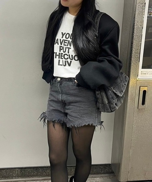 cuorequal(クオレコール)の「英字ロンT(Tシャツ/カットソー・レディース・ホワイト・M/L)」の8枚目の写真