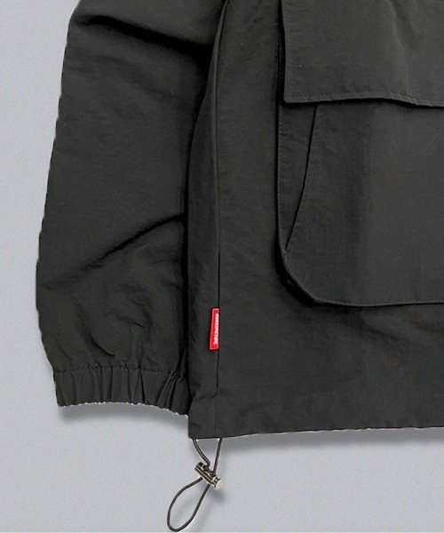 centimeter(センチメーター)の「paw pad half zip anorak(ナイロンジャケット・メンズ・グレー/ブラック/ロイヤルブルー・MEDIUM/LARGE/X-LARGE)」の5枚目の写真