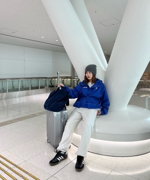 centimeter(センチメーター)の「paw pad half zip anorak(ナイロンジャケット・メンズ・グレー/ブラック/ロイヤルブルー・MEDIUM/LARGE/X-LARGE)」の8枚目の写真