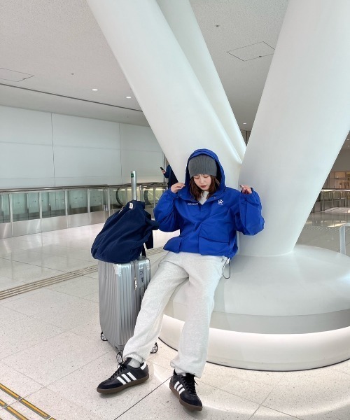 centimeter(センチメーター)の「paw pad half zip anorak(ナイロンジャケット・メンズ・グレー/ブラック/ロイヤルブルー・MEDIUM/LARGE/X-LARGE)」の9枚目の写真