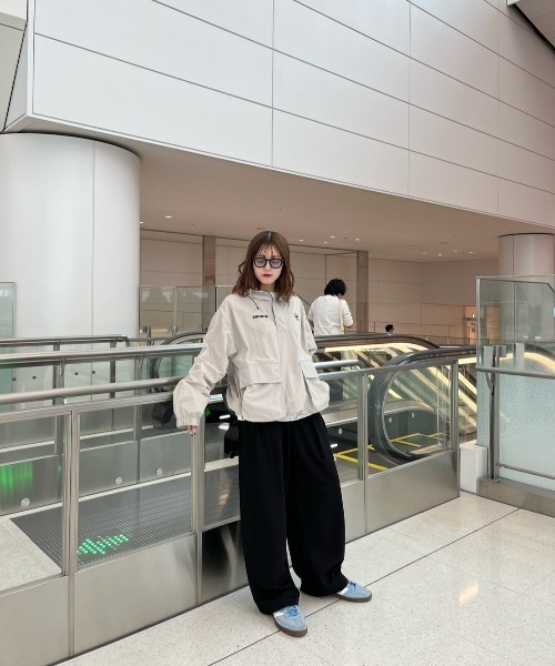 centimeter(センチメーター)の「paw pad half zip anorak(ナイロンジャケット・メンズ・グレー/ブラック/ロイヤルブルー・MEDIUM/LARGE/X-LARGE)」の16枚目の写真