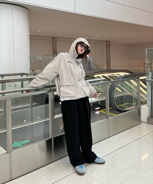 centimeter(センチメーター)の「paw pad half zip anorak(ナイロンジャケット・メンズ・グレー/ブラック/ロイヤルブルー・MEDIUM/LARGE/X-LARGE)」の17枚目の写真