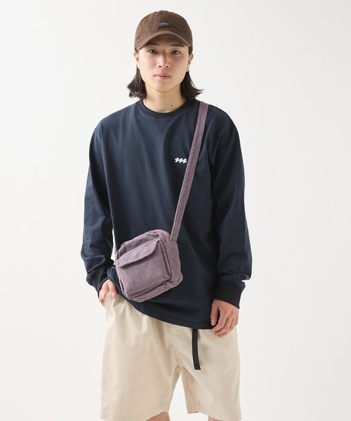 meltum（メルタム）の「【販売終了】CANVAS MINI POUCH / キャンバスミニポーチ（ショルダーバッグ・メンズ・ブラック/カーキ/ブルー/ナチュラル/レッド/パープル・FREE）」の6枚目の写真