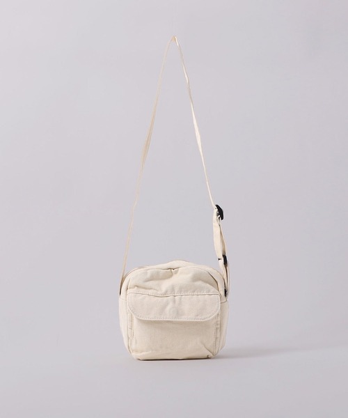 meltum（メルタム）の「【販売終了】CANVAS MINI POUCH / キャンバスミニポーチ（ショルダーバッグ・メンズ・ブラック/カーキ/ブルー/ナチュラル/レッド/パープル・FREE）」の15枚目の写真