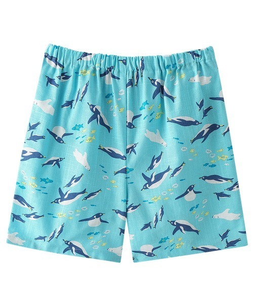 combimini（コンビミニ）の「オリジナル柄カンタン甚平（ペンギンくま）（浴衣・キッズ・エメラルド・90/100/110/120/80）」の4枚目の写真