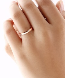 FREE STYLE（フリースタイル）の「FREE STYLE フリースタイル  カッティング タングステン ピンクゴールドカラー レディースリング（リング）」