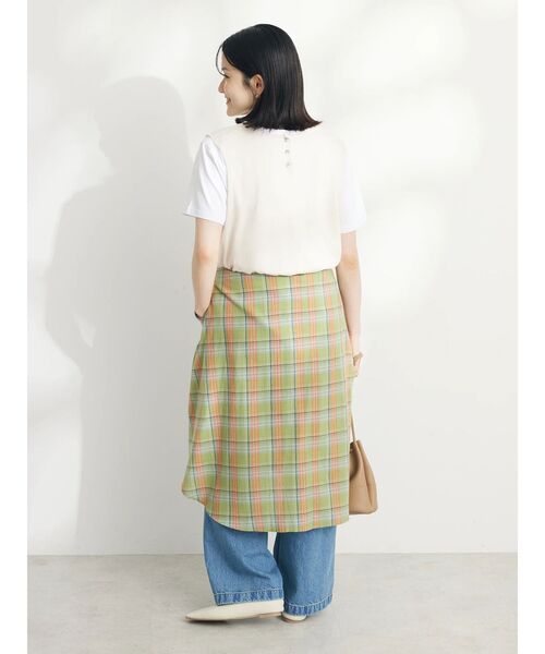 CRAFT STANDARD BOUTIQUE(クラフトスタンダードブティック)の「2点セット カットプルオーバー+ニットベスト(ニット/セーター・レディース・モカ/アイボリー/ブラック/サックスブルー・FREE)」の22枚目の写真