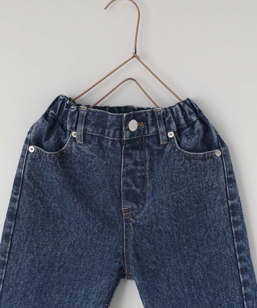 LOWRYS FARM(ローリーズファーム)の「デニムフレアフリンジパンツ 115558(デニムパンツ・キッズ・ブルー/ケミカルウォッシュ・110cm/120cm/130cm/140cm/150cm)」の11枚目の写真