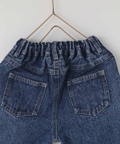 LOWRYS FARM(ローリーズファーム)の「デニムフレアフリンジパンツ 115558(デニムパンツ・キッズ・ブルー/ケミカルウォッシュ・110cm/120cm/130cm/140cm/150cm)」の14枚目の写真