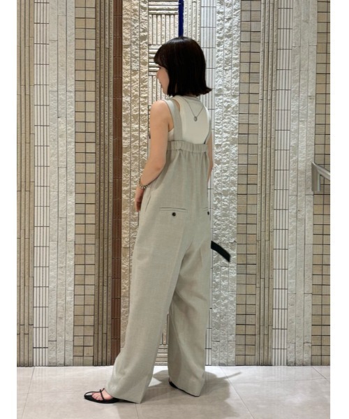 セール】コクーンシルエットベアサロペット【手洗い可能】（つなぎ 