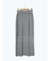 so4u（ソーフォーユー）の「ラメ透かし編みニットスカート（スカート）」