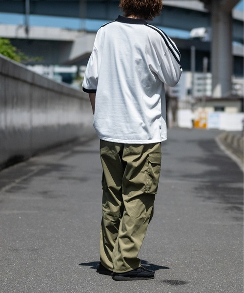 JOHN'S CLOSET(ジョンズクローゼット)の「【i】サイドライン スキッパーポロ(Tシャツ/カットソー・メンズ・ホワイト/ブラック・MEDIUM/LARGE/X-LARGE)」の15枚目の写真