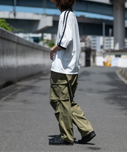 JOHN'S CLOSET(ジョンズクローゼット)の「【i】サイドライン スキッパーポロ(Tシャツ/カットソー・メンズ・ホワイト/ブラック・MEDIUM/LARGE/X-LARGE)」の14枚目の写真
