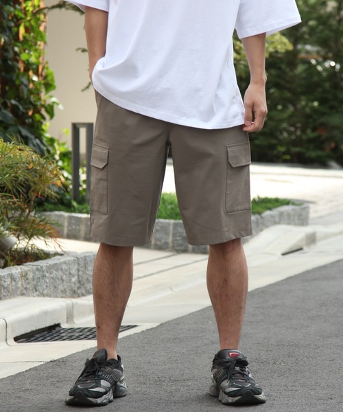 BALL(ボール)の「【BALL/ボール】ストレッチ天竺 カーゴショートパンツ(カーゴパンツ・メンズ・ベージュ/ネイビー/カーキ/ブラック・LL/L/M)」の8枚目の写真
