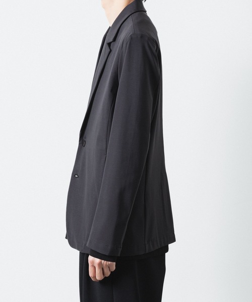 ATTACHMENT(アタッチメント)の「NY/CO ストレッチジャージー 2Bジャケット / NY/CO STRETCH JERSEY 2B JACKET(テーラードジャケット・メンズ・ブラック/ダークグレー・1/2/3/4)」の4枚目の写真