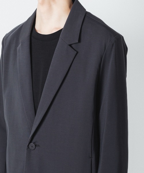 ATTACHMENT(アタッチメント)の「NY/CO ストレッチジャージー 2Bジャケット / NY/CO STRETCH JERSEY 2B JACKET(テーラードジャケット・メンズ・ブラック/ダークグレー・1/2/3/4)」の6枚目の写真