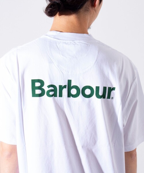 Strowell Barbour(バーブァー)の「【限定展開】【Barbour/バブアー】Strowell ロゴ バックプリント リラックスフィット Tシャツ ...