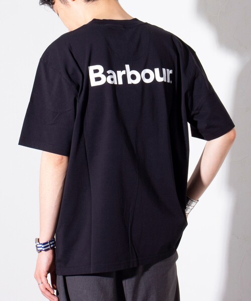 Strowell Barbour(バーブァー)の「【限定展開】【Barbour/バブアー】Strowell ロゴ バックプリント リラックスフィット Tシャツ ...