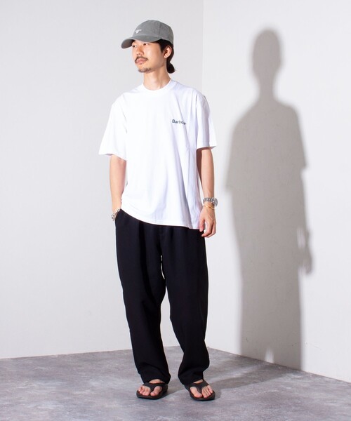 Strowell Barbour(バーブァー)の「【限定展開】【Barbour/バブアー】Strowell ロゴ バックプリント リラックスフィット Tシャツ ...