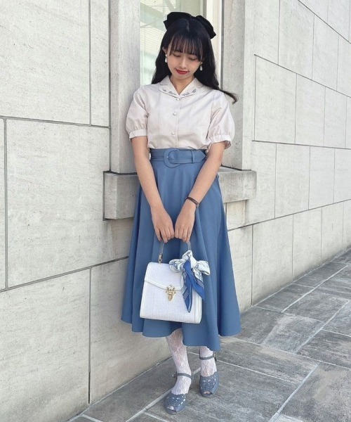 F i.n.t(フィント)の「トワル風マリン柄スカーフ/fint(ストール/ショール・レディース・ブルー/グリーン・FREE)」の15枚目の写真