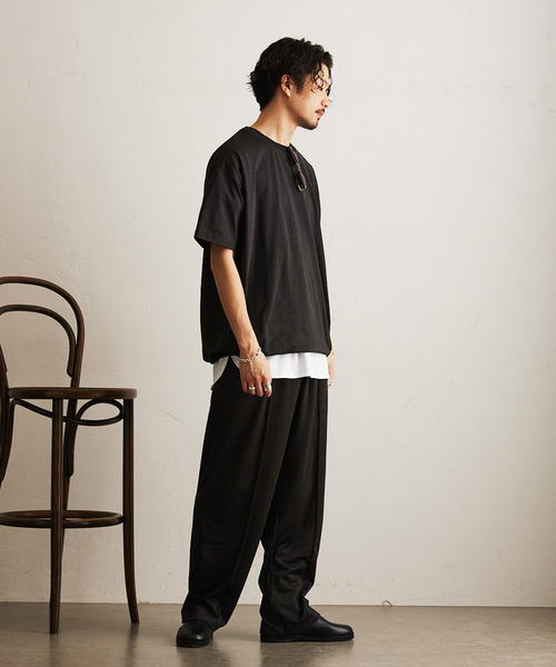 417 EDIFICE（フォーワンセブンエディフィス）の「メッシュ　イージーパンツ（スラックス・メンズ・ブラック/ネイビー/ブラウン/グレー・MEDIUM/SMALL/LARGE）」の18枚目の写真