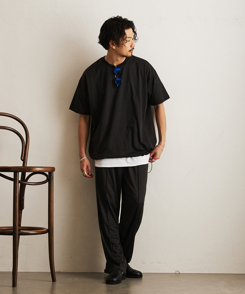 417 EDIFICE（フォーワンセブンエディフィス）の「メッシュ　イージーパンツ（スラックス・メンズ・ブラック/ネイビー/ブラウン/グレー・MEDIUM/SMALL/LARGE）」の20枚目の写真