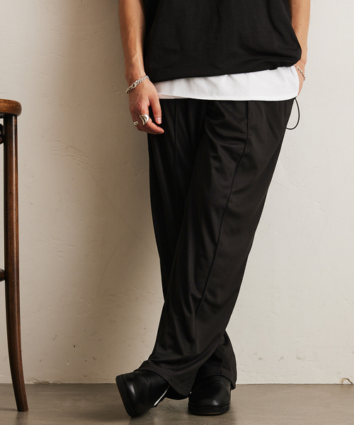 417 EDIFICE（フォーワンセブンエディフィス）の「メッシュ　イージーパンツ（スラックス・メンズ・ブラック/ネイビー/ブラウン/グレー・MEDIUM/SMALL/LARGE）」の21枚目の写真