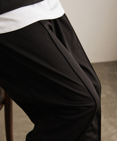 417 EDIFICE（フォーワンセブンエディフィス）の「メッシュ　イージーパンツ（スラックス・メンズ・ブラック/ネイビー/ブラウン/グレー・MEDIUM/SMALL/LARGE）」の11枚目の写真