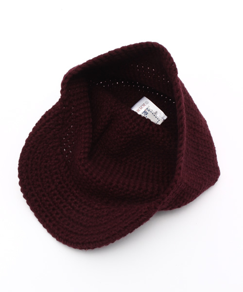SHIPS KIDS（シップスキッズ）の「SHIPS KIDS:ワッペン ニット キャップ（ニットキャップ/ビーニー・キッズ・ワイン/ネイビー・ONE SIZE）」の5枚目の写真