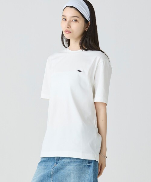 【国内発送◎】LACOSTE 半袖 バックプリント ベーシックTシャツ LACOSTE tシャツ 「LACOSTE / ラコステ」バックプリント