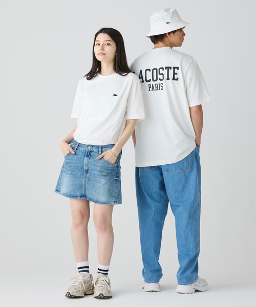 LACOSTE(ラコステ)の「ヘビーウェイト オーバーサイズバックプリントベーシック半袖Tシャツ(Tシャツ/カットソー・メンズ・ベージュ/ホワイト/ライトグリーン/ブラック/カーキ/ブラウン/オレンジ・2/3/5/4)」の22枚目の写真