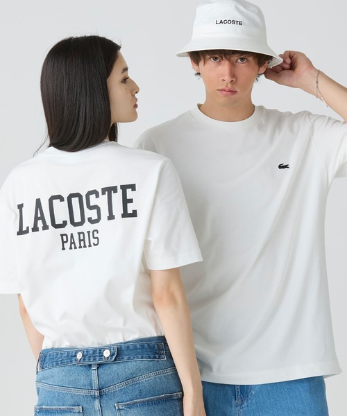 LACOSTE(ラコステ)の「ヘビーウェイト オーバーサイズバックプリントベーシック半袖Tシャツ(Tシャツ/カットソー・メンズ・ベージュ/ホワイト/ライトグリーン/ブラック/カーキ/ブラウン/オレンジ・2/3/5/4)」の11枚目の写真
