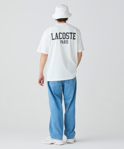 LACOSTE(ラコステ)の「ヘビーウェイト オーバーサイズバックプリントベーシック半袖Tシャツ(Tシャツ/カットソー・メンズ・ベージュ/ホワイト/ライトグリーン/ブラック/カーキ/ブラウン/オレンジ・2/3/5/4)」の14枚目の写真