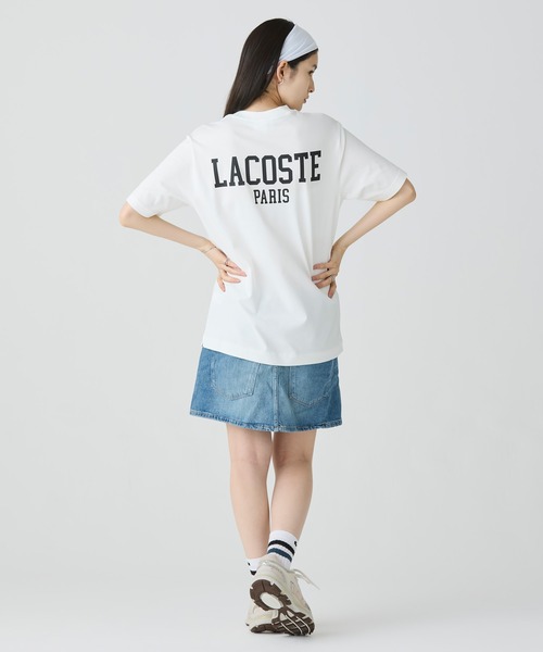 LACOSTE(ラコステ)の「ヘビーウェイト オーバーサイズバックプリントベーシック半袖Tシャツ(Tシャツ/カットソー・メンズ・ベージュ/ホワイト/ライトグリーン/ブラック/カーキ/ブラウン/オレンジ・2/3/5/4)」の19枚目の写真