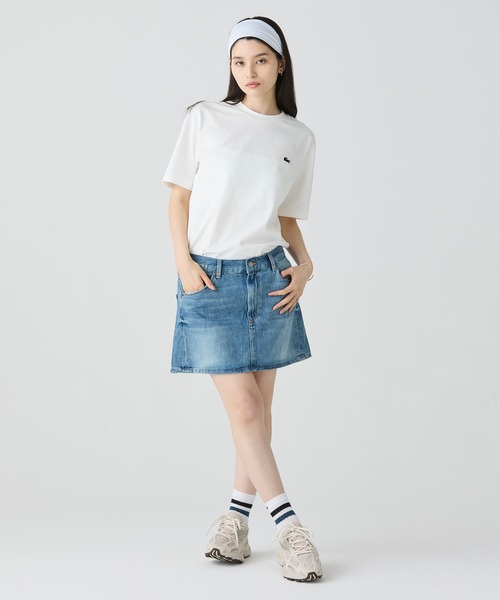 LACOSTE(ラコステ)の「ヘビーウェイト オーバーサイズバックプリントベーシック半袖Tシャツ(Tシャツ/カットソー・メンズ・ベージュ/ホワイト/ライトグリーン/ブラック/カーキ/ブラウン/オレンジ・2/3/5/4)」の15枚目の写真