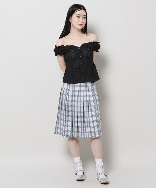 3.3 Field Trip （3.3フィールドトリップ）の「3.3 Field Trip／レースブラウス（シャツ/ブラウス・レディース・ホワイト/ブラック・FREE）」の11枚目の写真