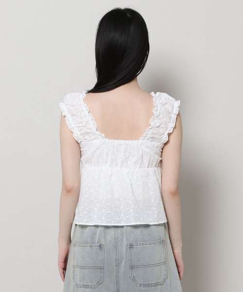 3.3 Field Trip （3.3フィールドトリップ）の「3.3 Field Trip／レースブラウス（シャツ/ブラウス・レディース・ホワイト/ブラック・FREE）」の19枚目の写真