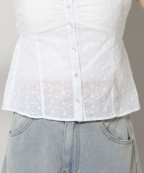 3.3 Field Trip （3.3フィールドトリップ）の「3.3 Field Trip／レースブラウス（シャツ/ブラウス・レディース・ホワイト/ブラック・FREE）」の16枚目の写真
