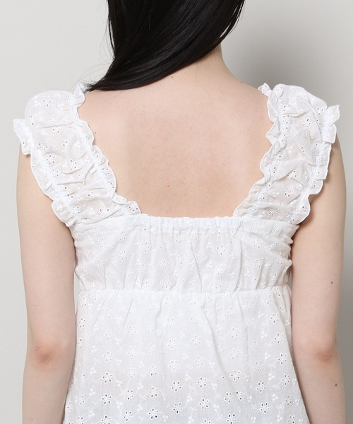 3.3 Field Trip （3.3フィールドトリップ）の「3.3 Field Trip／レースブラウス（シャツ/ブラウス・レディース・ホワイト/ブラック・FREE）」の15枚目の写真