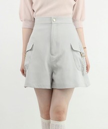 F i.n.t | レース使いショートカーゴパンツ/fint(カーゴパンツ)