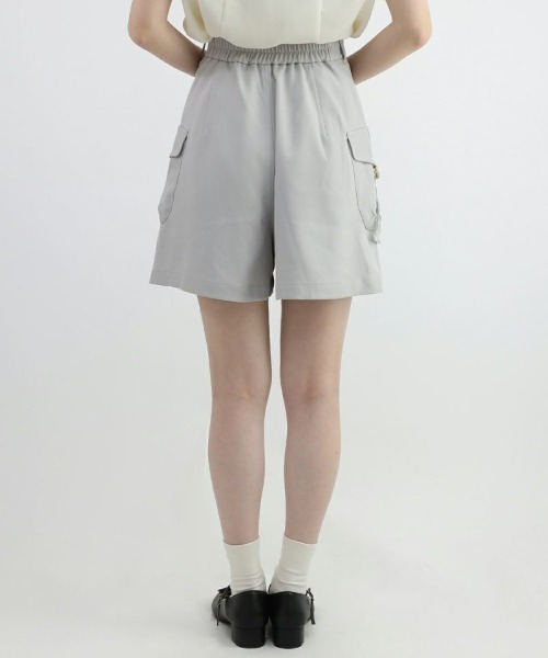 F i.n.t（フィント）の「レース使いショートカーゴパンツ/fint（カーゴパンツ・レディース・ライトグレー・FREE）」の7枚目の写真