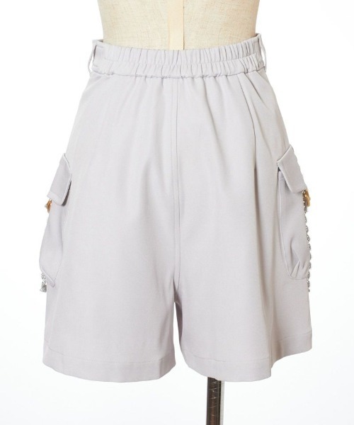 F i.n.t（フィント）の「レース使いショートカーゴパンツ/fint（カーゴパンツ・レディース・ライトグレー・FREE）」の12枚目の写真