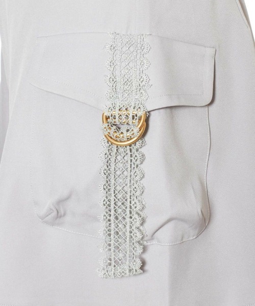 F i.n.t（フィント）の「レース使いショートカーゴパンツ/fint（カーゴパンツ・レディース・ライトグレー・FREE）」の15枚目の写真