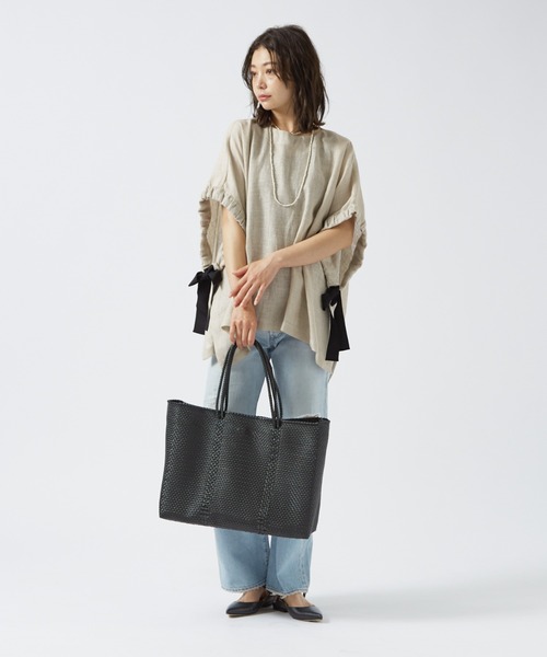 新品未使用品　MoonBird メルカドバッグ　横長　黒　トートバッグ　Lサイズ trim_ofnls_item887ed4ca1cd811e