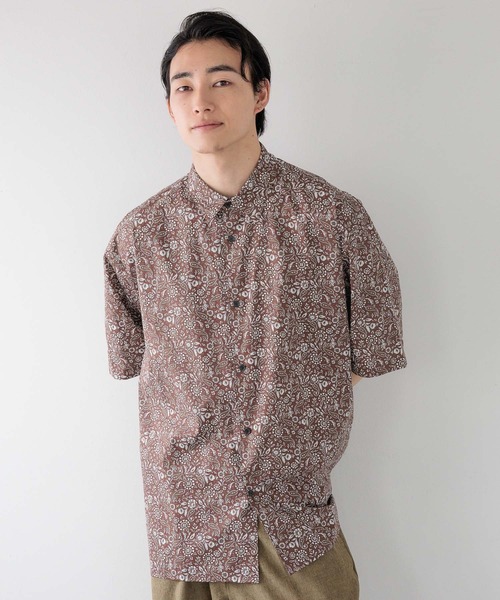 fig London（フィグロンドン）の「○botanical book shirt（シャツ