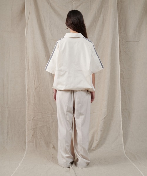 ONCILY(オンシェリー)の「HALF ZIP TRACK SHIRT / ハーフジップトラックシャツ(シャツ/ブラウス・メンズ・ネイビー/アイボリー・MEDIUM/LARGE)」の22枚目の写真