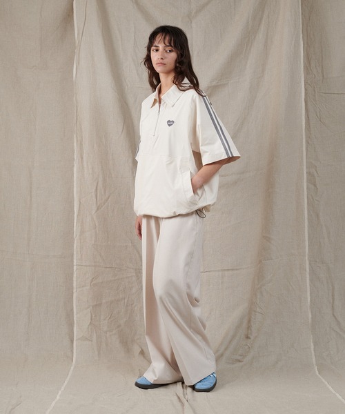 ONCILY(オンシェリー)の「HALF ZIP TRACK SHIRT / ハーフジップトラックシャツ(シャツ/ブラウス・メンズ・ネイビー/アイボリー・MEDIUM/LARGE)」の20枚目の写真