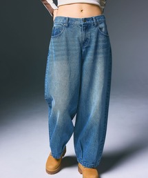 X-girl | LOW RISE HEM TUCK DENIM PANTS(デニムパンツ)